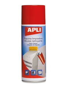 Apli Espuma Limpiadora Antiestatica - 400ml - Nettoyage Externa de Aparatos Electronicos - Mejora Le Rendimiento et Prolonga la 