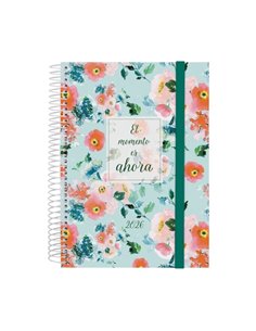 Finocam Design Collection Agenda de Spirale - Annuel 2026 - Couvercle Légère - Format E10 - 172x29x212mm - 1 Dia Par Pagina - Te