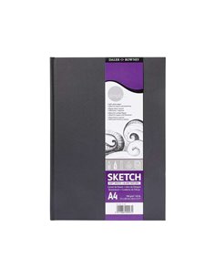 Daler Rowney Simply Cahier de Dibujo Cosido A4 54 Feuilles 100g/m2 - Cubierta Rigida - Couleur Blanc