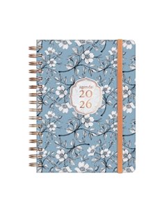 Finocam You Agenda de Spirale - Annuel 2026 - Planificador - Fermeture de Goma - Format E10 - 180x30x220mm - 1 Dia Par Pagina - 