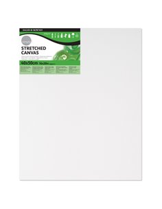 Daler Rowney Simply Bastidor Entelado - 40x50cm - Imprimacion Triple - Grano Medio - 100% Coton Sans Acido - 250g - Couleur Blan