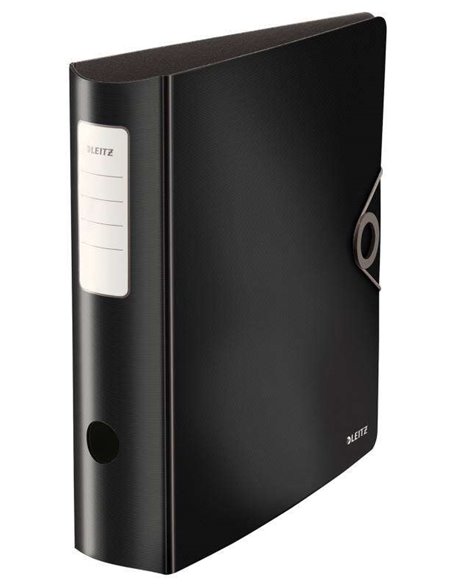 Leitz Active Solid Archivador de Palanca Pour Format A4 - Lomo Ancho Redondeado de 75mm - Mecanismo de 180° - Fermeture Avec Gom