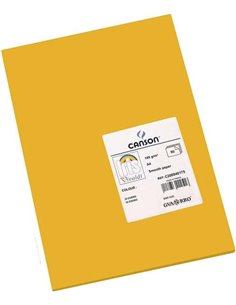 Canson Guarro Pack de 50 Cartulinas Iris A4 de 185g - 21x29.7cm - Couleur Cuir