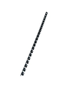 GBC Combbind Pack de 100 Canutillos Encuadernacion 12mm - Durable et Résistant - Couleur Noir