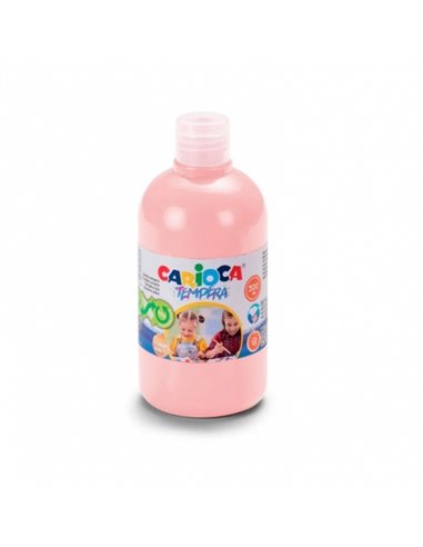 Carioca Botella de Tempera 500ml - Couleurs Superlavables - Faciles de Mezclar - Aplicable en Materiales Porosos - Haute Opacida