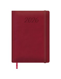 Dohe Manaos Agenda Annuel - Jour par page - Cubierta en Polipiel - Fermeture Avec Goma Élastique - Papier Ahuesado - Sabado et D