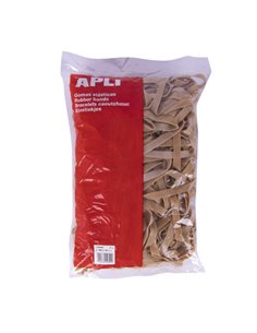 Apli Gomas Elasticas de Caucho Natural - Ø 120 x 10mm - Gran Elasticidad et Resistencia - Contenido 1kg