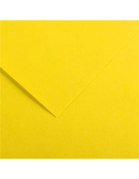 Canson Guarro Pack de 25 Cartulinas Iris de 185g - 50x65cm - Couleur Jaune Canario