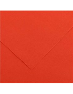 Canson Guarro Pack de 25 Cartulinas Iris de 185g - 50x65cm - Couleur Tomate