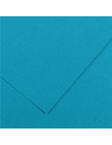 Canson Guarro Pack de 25 Cartulinas Iris de 185g - 50x65cm - Couleur Bleu Maldivas