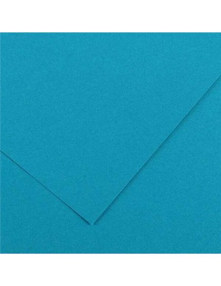 Canson Guarro Pack de 25 Cartulinas Iris de 185g - 50x65cm - Couleur Bleu Maldivas