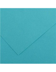 Canson Guarro Pack de 25 Cartulinas Iris de 185g - 50x65cm - Couleur Bleu Turquoise