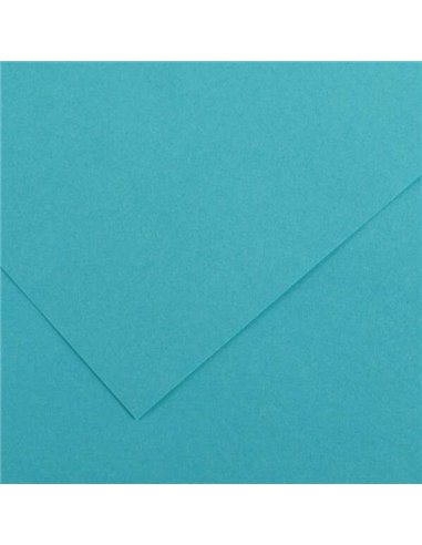 Canson Guarro Pack de 25 Cartulinas Iris de 185g - 50x65cm - Couleur Bleu Turquoise