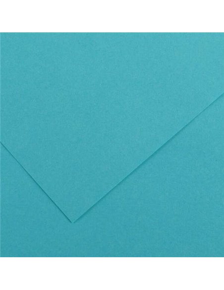 Canson Guarro Pack de 25 Cartulinas Iris de 185g - 50x65cm - Couleur Bleu Turquoise