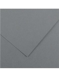 Canson Guarro Pack de 25 Cartulinas Iris de 185g - 50x65cm - Couleur Gris Plomo