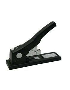 Bismark Agrafeuse de Gruesos 24mm - Funcion de Grapado en Plano - Capacité Pour 200 Feuilles - Couleur Noir