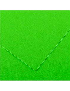 Canson Guarro Pack de 25 Cartulinas Iris de 185g - 50x65cm - Couleur Vert Fluo