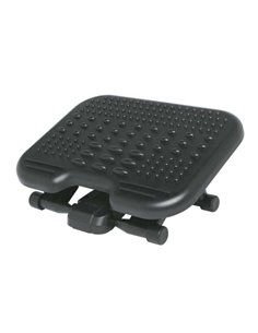 Kensington Reposapies Solemassage - Altura Réglable 7,5-12,5cm - Inclinacion 30 Grados - Superficie Estimulante - Couleur Noir