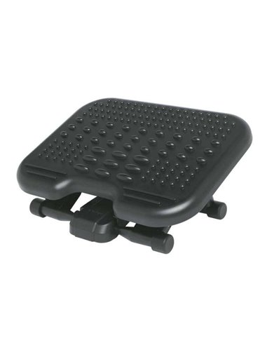 Kensington Reposapies Solemassage - Altura Réglable 7,5-12,5cm - Inclinacion 30 Grados - Superficie Estimulante - Couleur Noir