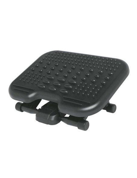 Kensington Reposapies Solemassage - Altura Réglable 7,5-12,5cm - Inclinacion 30 Grados - Superficie Estimulante - Couleur Noir