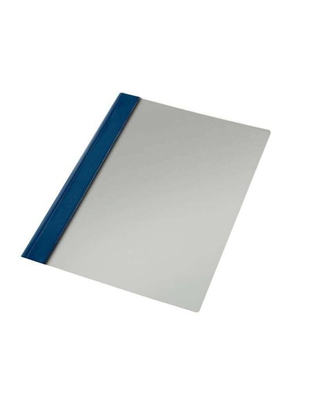 Esselte Boîte de 50 Fastener Dossiers PVC Folio - 150 Micras - Mecanismo Metalico - Bleu Marine