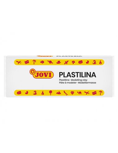 Jovi Boîte de 15 Pastillas de Plastilina 150G - 100% Vegetal - Muy Moldeable - No Se Seca - Sans Gluten - Mezclables - Sans de A