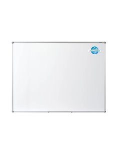 Dahle Professional Board Tableau Blanca Esmaltada Magnetica 900x600mm - Marco de Aluminium - Bandeja Pour Feutres