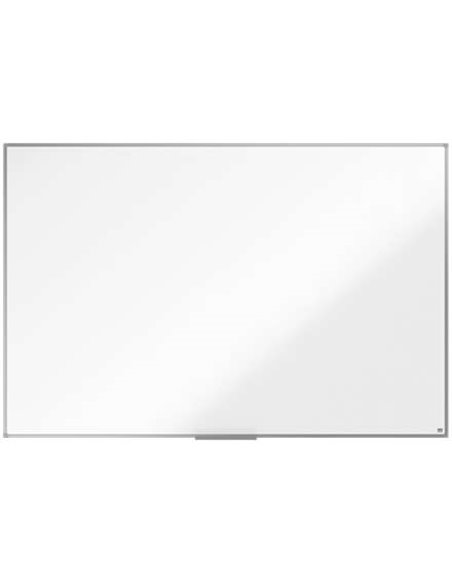 Nobo Essence Tableau de Melamina 1800x1200mm - Marco de Aluminium Anodizado - Bandeja Pour Feutres - Couleur Blanc