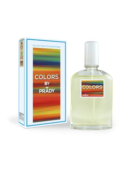 Prady Colonia de Mujer Colors - Flacon de 90 ml - Spray pulvérisateur