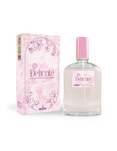 Prady Colonia de Mujer Delicate - Flacon de 90 ml - Spray pulvérisateur