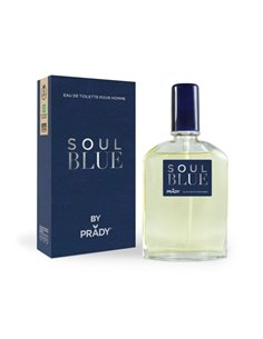 Prady Colonia de Hombre Soul Blue - Flacon de 90 ml - Spray pulvérisateur