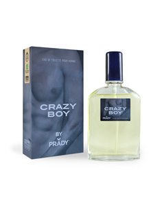 Prady Colonia de Hombre Crazy Boy - Flacon de 90 ml - Spray pulvérisateur