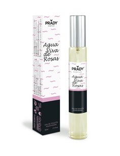 Prady Colonia de Mujer Eau Viva de Rosas - Flacon de 33 ml - Spray pulvérisateur