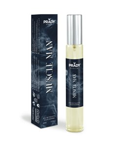 Prady Colonia de Hombre Muscle Man - Flacon de 33 ml - Spray pulvérisateur
