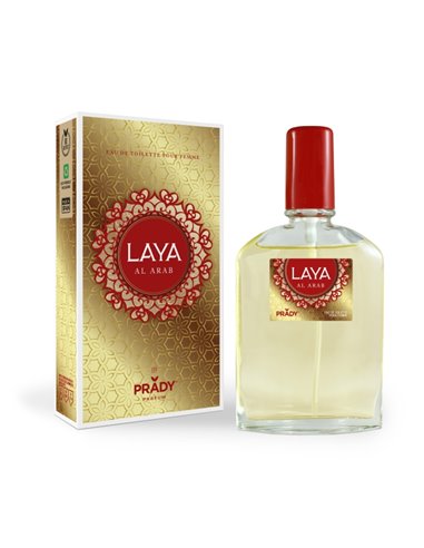 Prady Colonia de Mujer Laya Al Arab - Flacon de 90 ml - Spray pulvérisateur