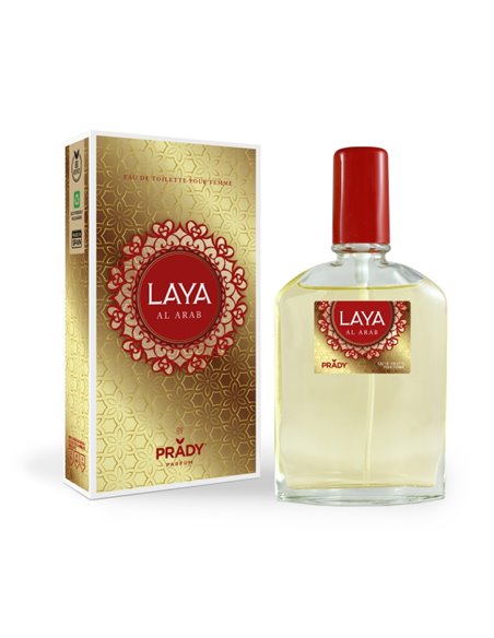 Prady Colonia de Mujer Laya Al Arab - Flacon de 90 ml - Spray pulvérisateur