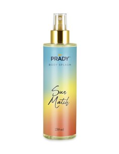 Prady Body Splash Sun Match - Flacon de 250 ml - Spray pulvérisateur