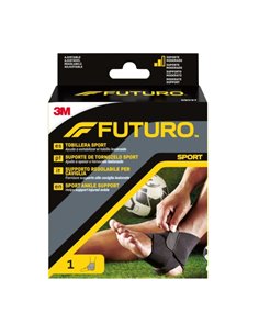 Futuro Sport Tobillera - Réglable (17.8 - 27.9cm) - Couleur Noir