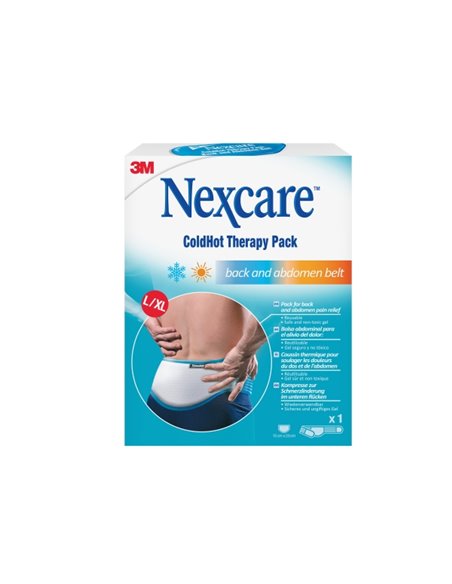 Nexcare Coldhot Therapy Compresa Pour Termoterapia - Comprend Cinturon L/XL - Frio ou Calor Superficial - Couleur Blanc