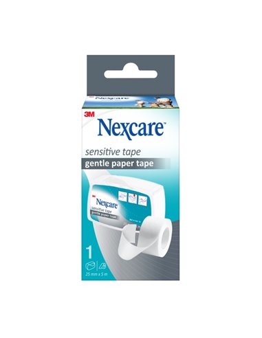 Nexcare Sensitive Esparadrapo - 25mm x 5m - Couleur Blanc