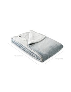 Innovagoods Elakef Manta Electrica - 160W - Câble 235cm - Temperatura Regulable - Temporizador - Apagado Automatico - Calentamie