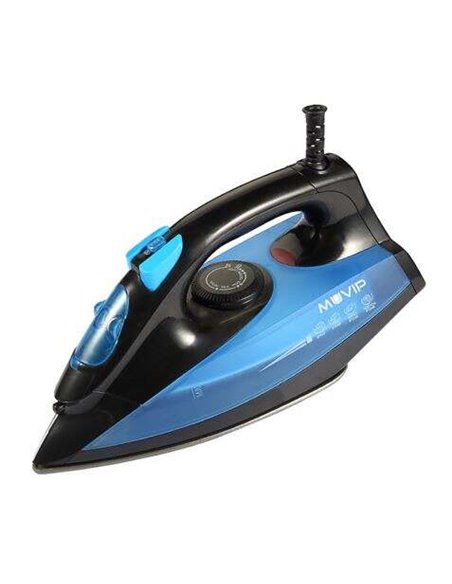 Muvip Plancha de Ropa Avec Vapor 1600W - Semelle de Ceramica - Deposito de 140ml - Control de Temperatura - Câble 1.8m