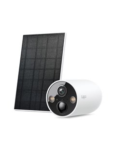 TP-Link Tapo C425 KIT Appareil photo de Sécurité - 2K QHD - Deteccion avec IA - Batterie 10Ah - Luz LED - Panel Solar - Vision N