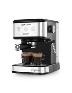 Orbegozo EX 5210 Cafetera Espresso Intenso - Presion 20 Bar - Potencia 1100 W - Panel Tactil - Deposito 1.5L - Valvula de Sécuri