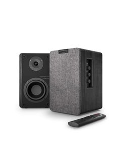 Energy Sistem Studio Monitor 4 Hi Fi Altavoces Activos de Estanteria - Entrée Double RCA - Couleur Noir