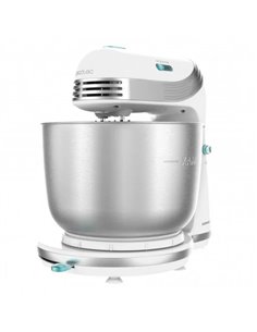 Cecotec Cecomixer Easy White Batidora Amasadora 250W - Bol de Acier Inoxydable de 3,5L - Movimiento Planetario - 6 Velocidades