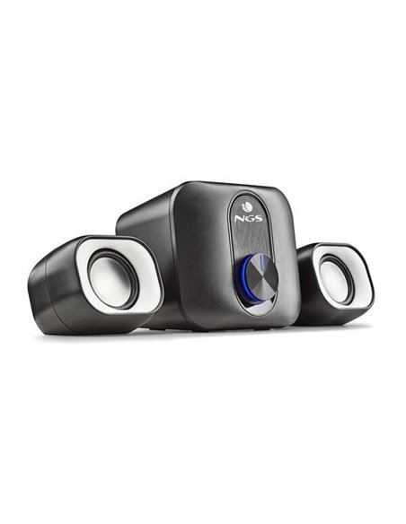 NGS Comet 2.1 Altavoces Pour PC USB 2.1 20W Avec Subwoofer - Conexion Jack 3.5mm - Controles en Haut-parleur
