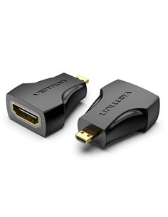 Vention Adaptateur Micro HDMI Mâle à HDMI Femelle - Couleur Noir