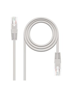 Nanocable Câble de Réseau Latiguillo RJ45 LSZH Cat.6 UTP AWG24 1m - Couleur Gris