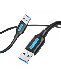 Vention Câble USB 3.0 Mâle à USB Mâle - 1.5m - Couleur Noir